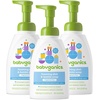 image:imageBabyganics Foaming Dish amp Bottle Soap Pump Bottle Citrus PlantDerived Cleaning Power Removes Dried Milk 16 Fl Oz Pack of 3 Packaging May VaryFragrance Free